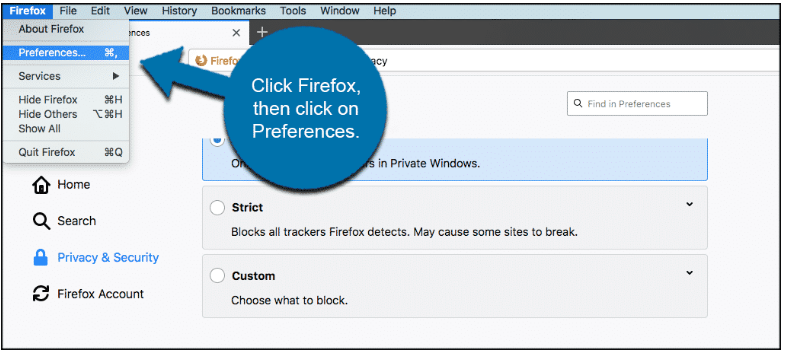 Firefox Step 2