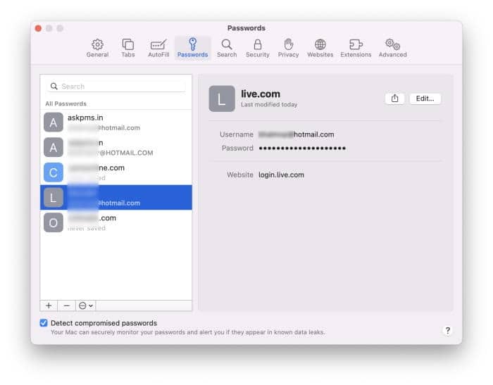 Safari Browser Step 4b