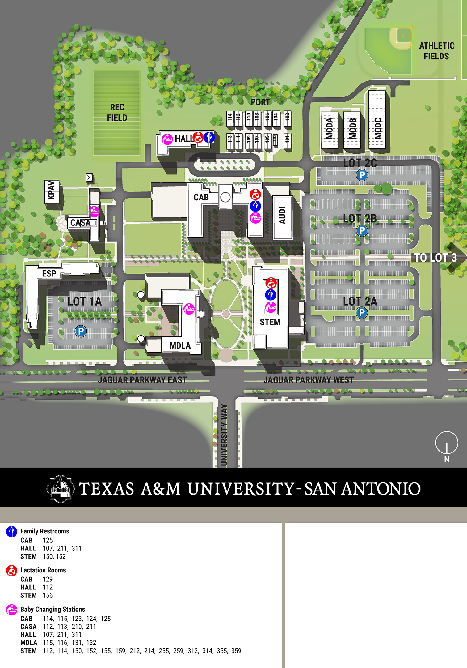A&amp;M-SA Campus Map