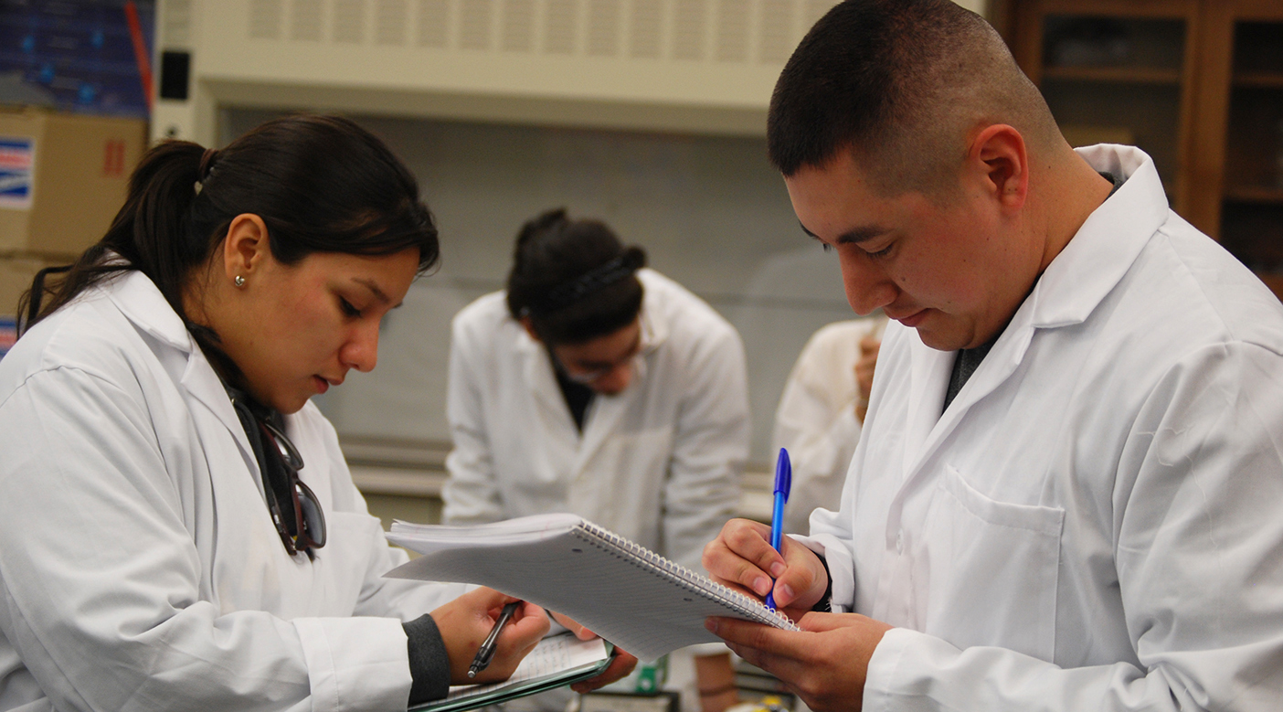 Students in Labcoats