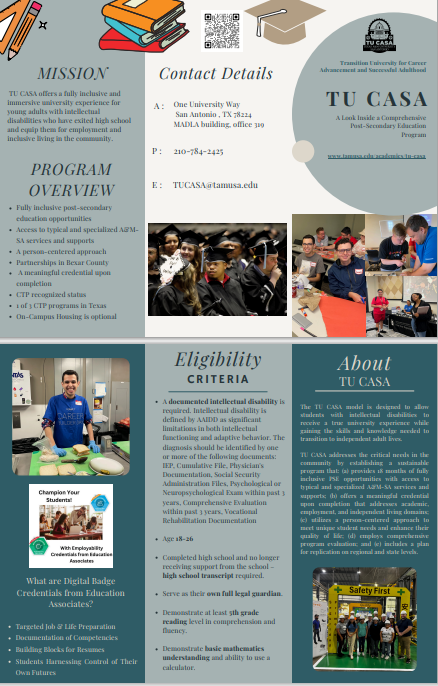 TU CASA Information Trifold Brochure 2024 2