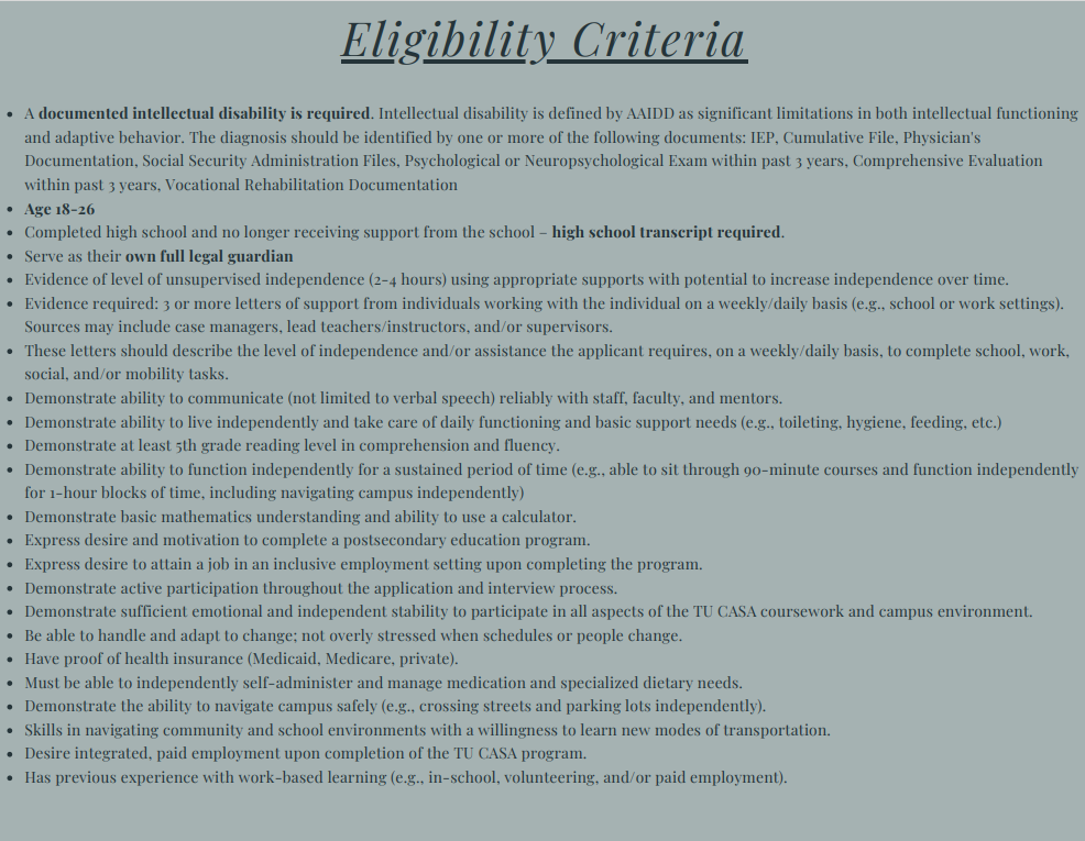 TU CASA Information Trifold Brochure 2024