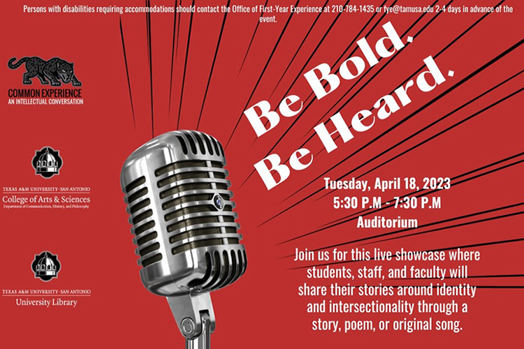 Be Bold. Be Heard.