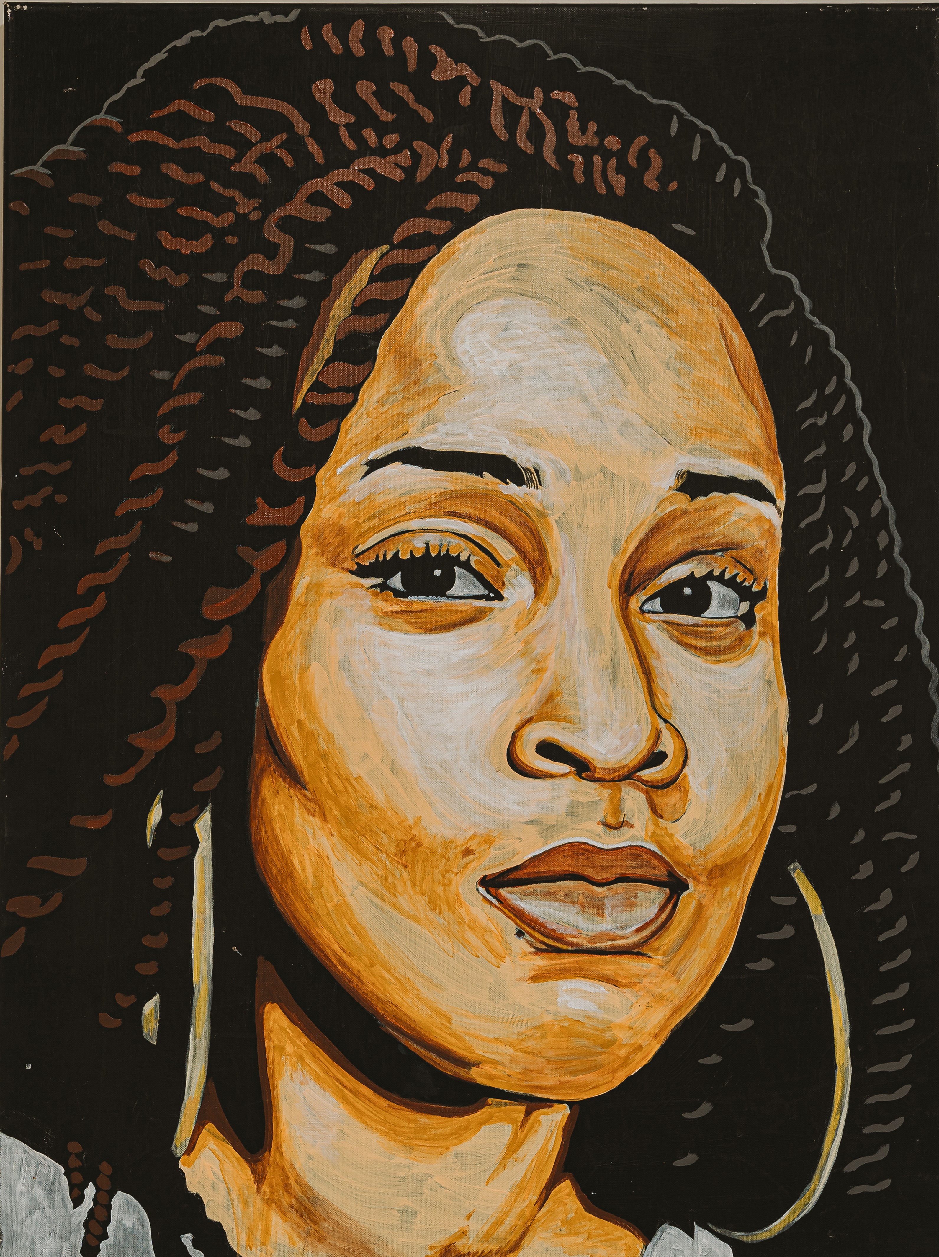 Skin Tone and Hoop Earrings Kaldric Dow