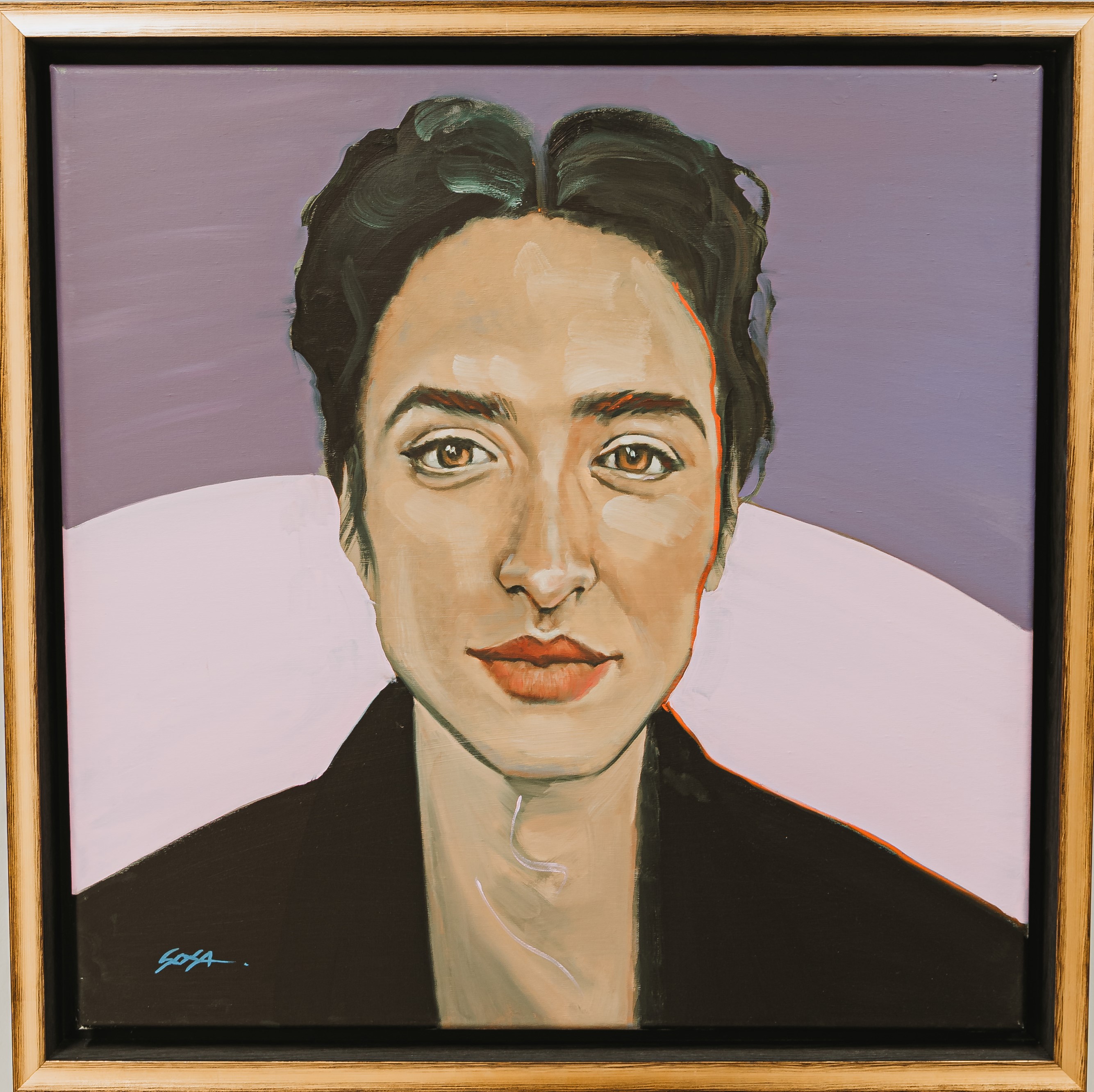 Woman in Purple Lionel Sosa