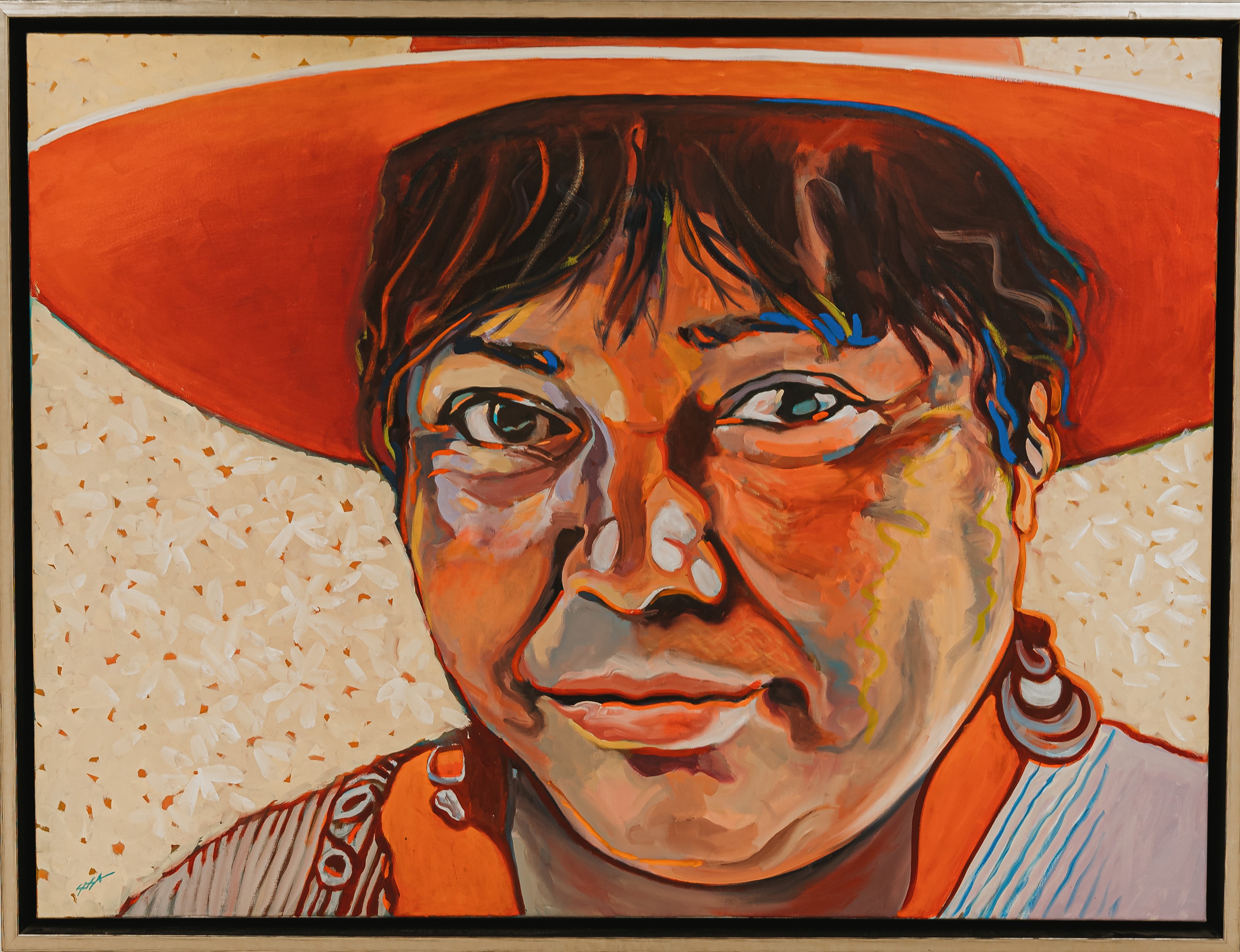 Woman in Red Lionel Sosa