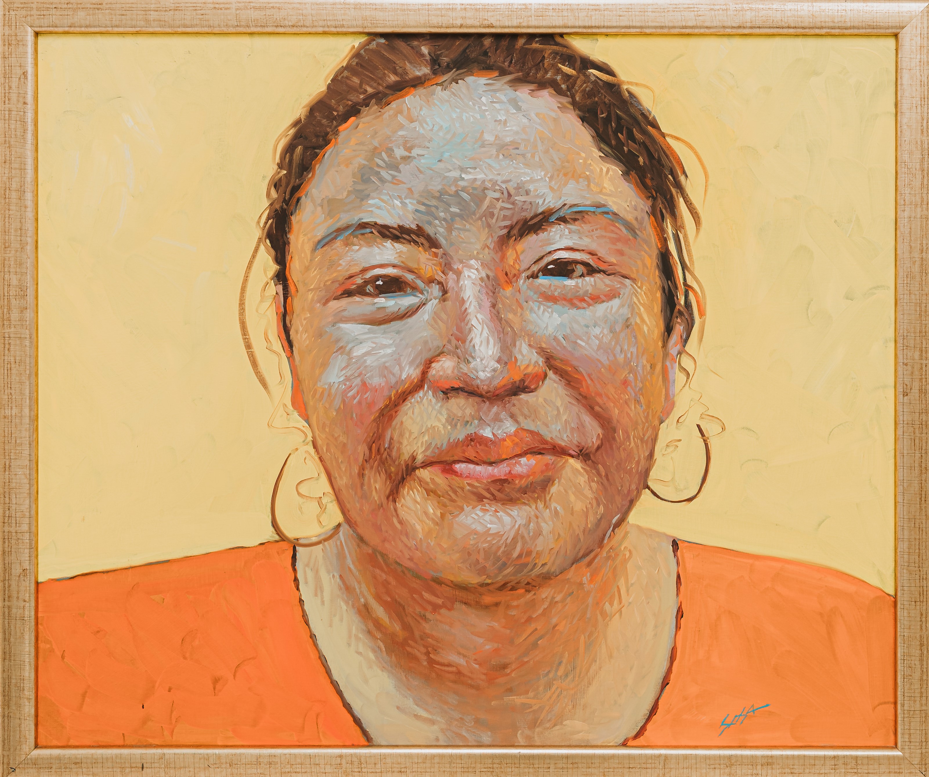Woman on Yellow Lionel Sosa
