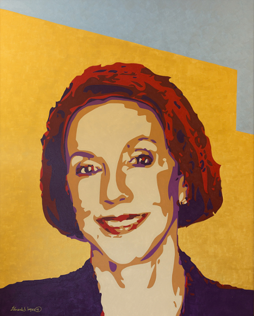 Portrait of Linda Pace, Art Patroness