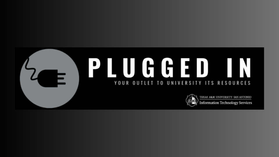 Plugged In Newsletter Logo with Background