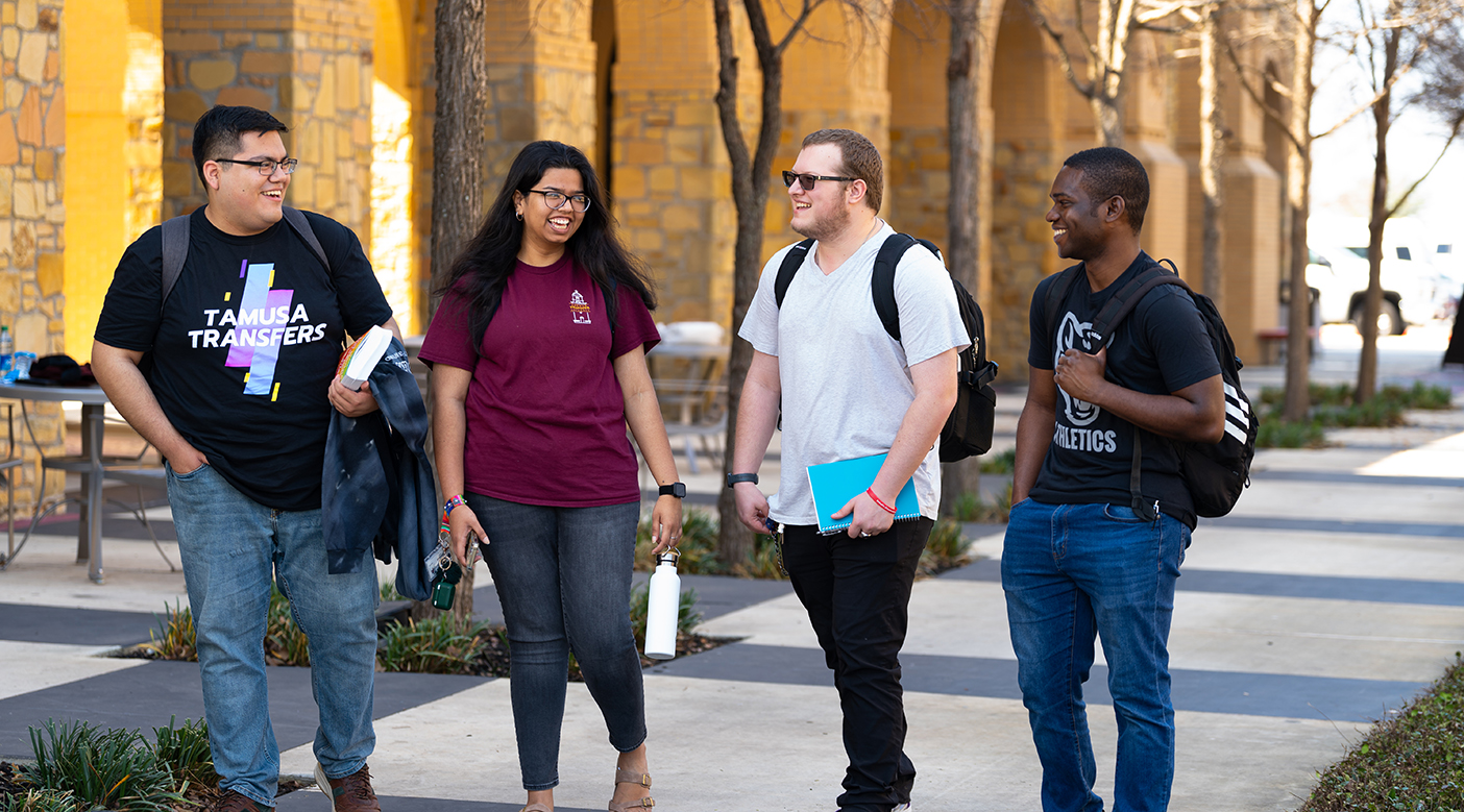 Student in Courtyard