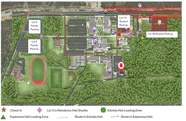 Navigating to the Rec Center